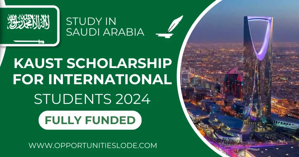 KAUST Scholarship in Saudi Arabia
