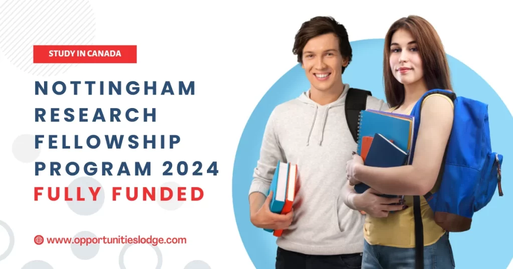 Nottingham Research Fellowship Program 2024