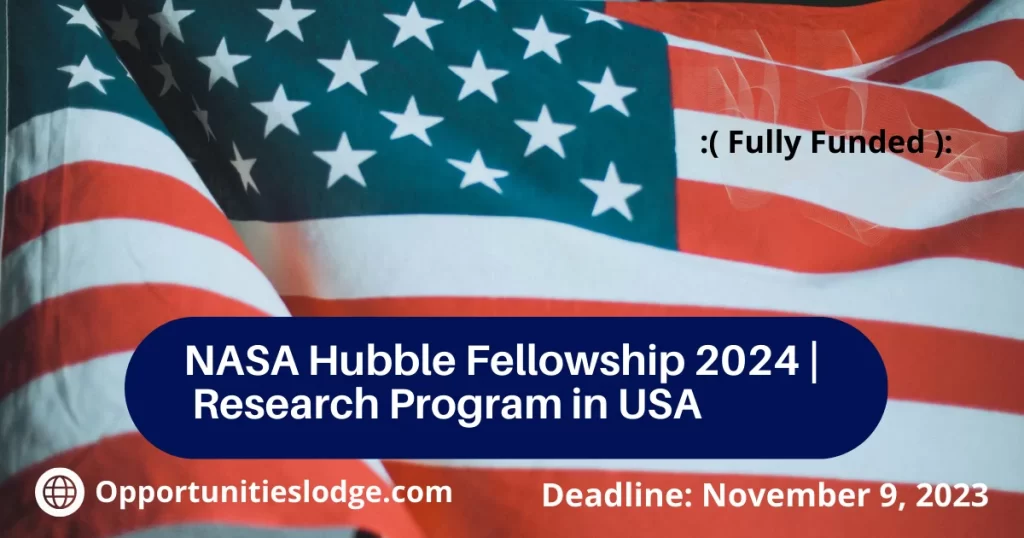 NASA Hubble Fellowship 2024
